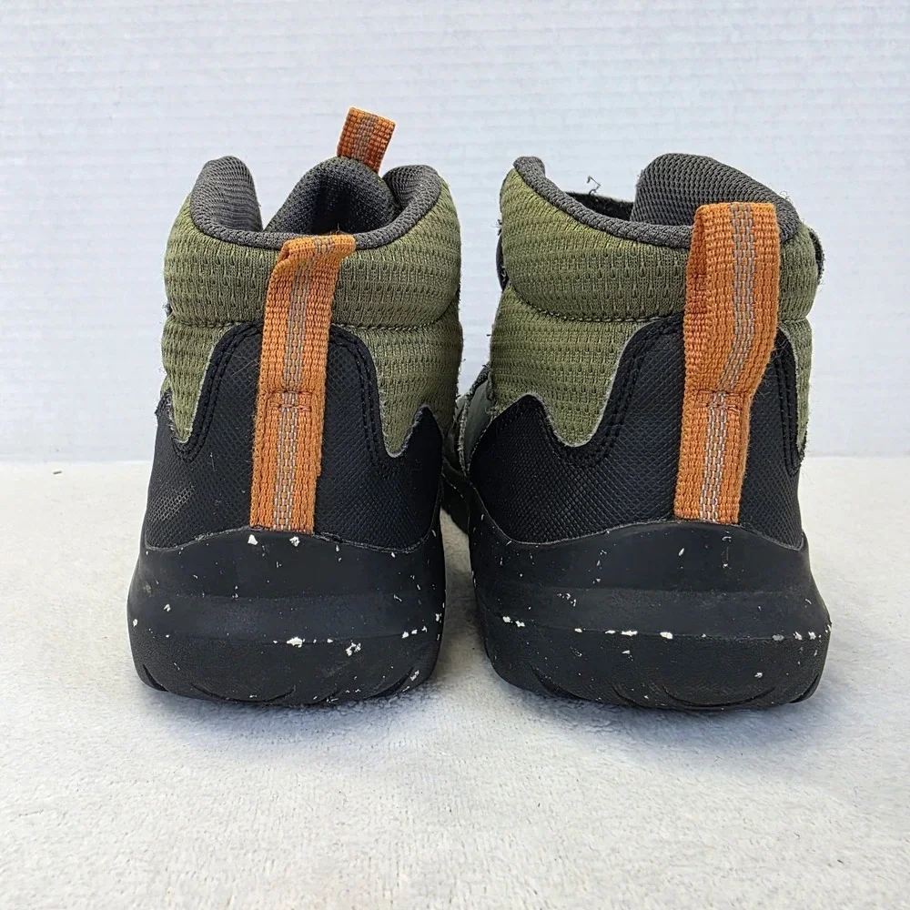 Bogs Shoes Youth 3 Skyline Tall Hi-Top Sneakers Green Comfort Casual Hook & Loop